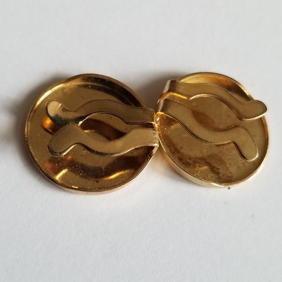 Relisted -Vintage Inital button mates by Dante gold tone letter L - Picture 8 of 10